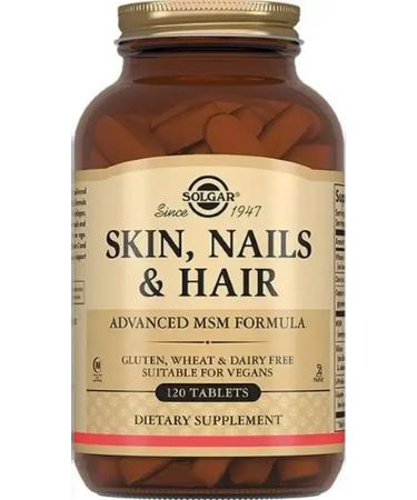 SOLGAR Skin of nails hair 120 pcs tablet weighing 1397 mg 2 pcs