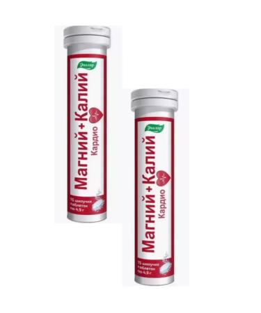 Evalar Magnesium+potassium cardio 2 pcs