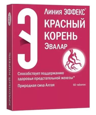 Evalar Red root 60 pcs tablets weighing 0.5 g
