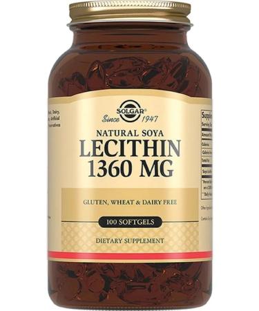 SOLGAR Natural soy lecithin 100 pcs capsules