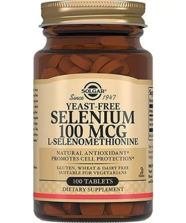 SOLGAR Selenium 100 g 100 pcs tablets weighing 457 mg