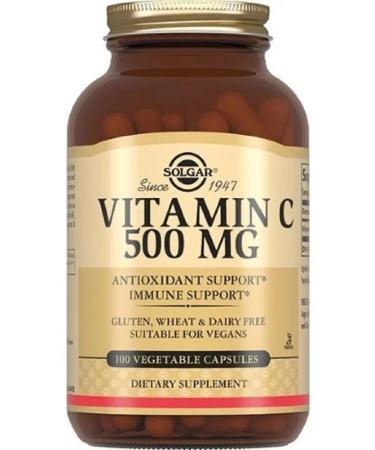 SOLGAR Vitamin C 500 mg 100 pcs capsule weighing 741 mg