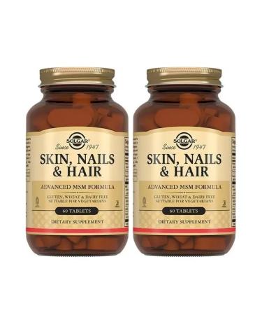 SOLGAR Skin of nails hair 60 pcs tablet weighing 1397 mg 2 pcs