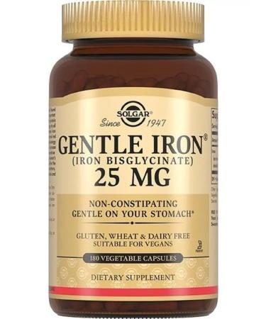SOLGAR Easily accessible iron gentleman Iron 180 pcs capsules 475 mg