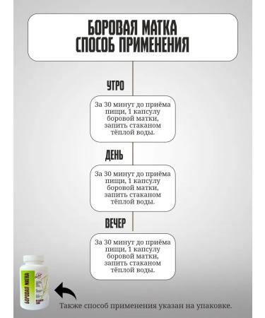 Otvarchik pei Borow uterus natural crushed grass in capsules - Buy Online on GoSupps.com