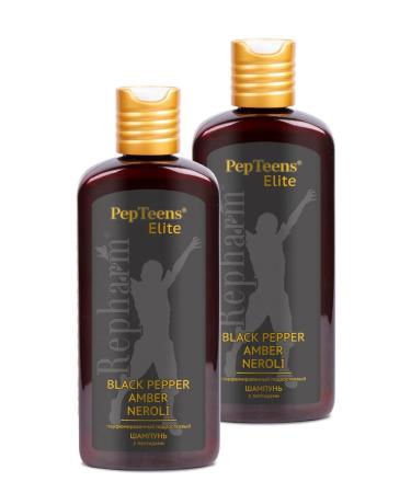 Repharm Pepteens shampoo Black Pepper Amber Neroli 250 ml - 2 pcs - Buy Online on GoSupps.com