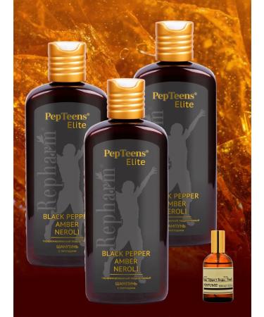 Repharm Pepteens shampoo Black Pepper Amber Neroli 250 ml - 3 pcs - Buy Online on GoSupps.com