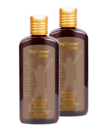 Repharm Pepteens Shampoo Tobacco Vetiver & Amber 250 ml - 2 pcs - Buy Online on GoSupps.com
