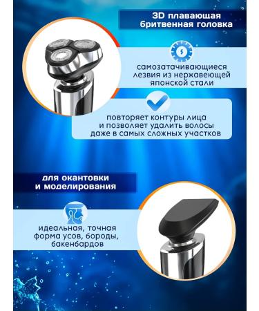 AMMART Male electric shoe for beard and mustache with nozzles 4V1 - Buy Online on GoSupps.com