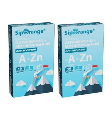Siporange Vitamin-mineral complex from A to zinc for men 2UP