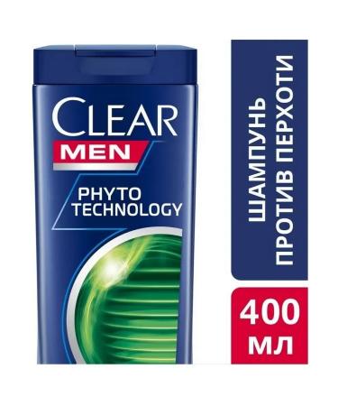 CLEAR Shampoo men's Phyto Technology 400 ml 2 pcs - Buy Online on GoSupps.com