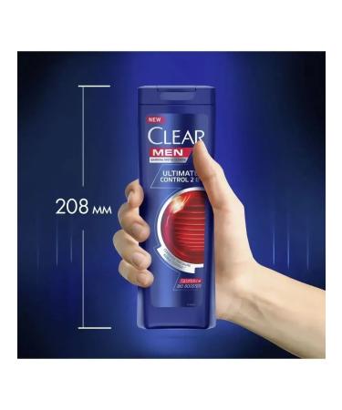 CLEAR Male shampoo against dandruff 2B1 Ultimate 400 ml 2 pcs - Buy Online on GoSupps.com