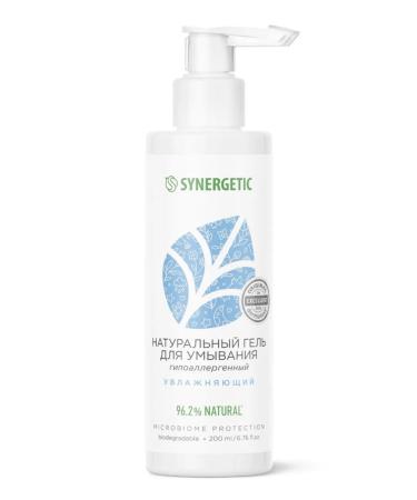 SYNERGETIC Moisturizing and cleansing facial washing gel 200 ml