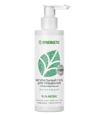 SYNERGETIC Cleaning gel for normal and oily skin