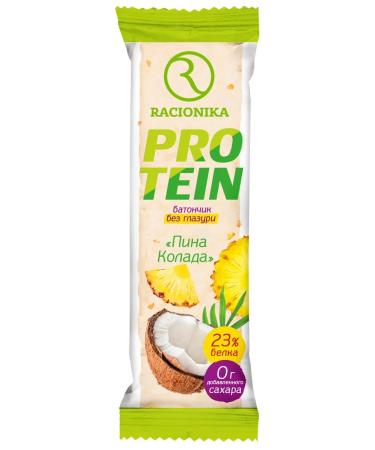 Racionika Protein Baton Diets Protein Pina Kolada 45g 4 pcs - Buy Online on GoSupps.com