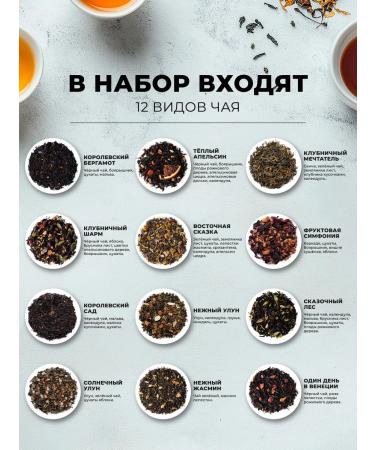 Leaf&Bliss Leaf -sheet tea in bags Privarichnaya gift set 12 pcs - Buy Online on GoSupps.com