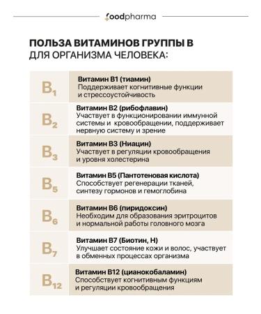 Foodpharma Complex of B vitamins B + C and E 60 capsules - Buy Online on GoSupps.com