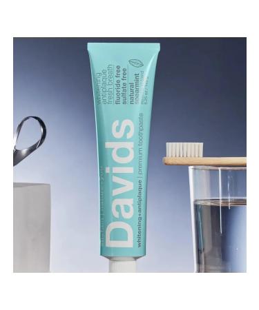 David's Toothpaste Davids Peppermint premium toothpaste - Buy Online on GoSupps.com