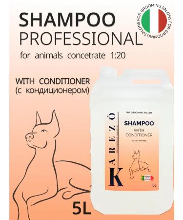 Karezo Shampoo for dogs and cats with air conditioning 5l