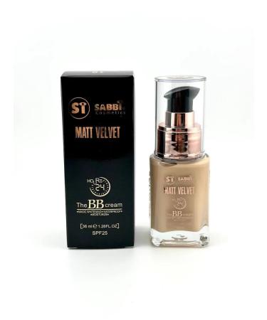 TopBrand Tonal BB cream Sabbi Matt Velvet matte light tone5 - Buy Online on GoSupps.com