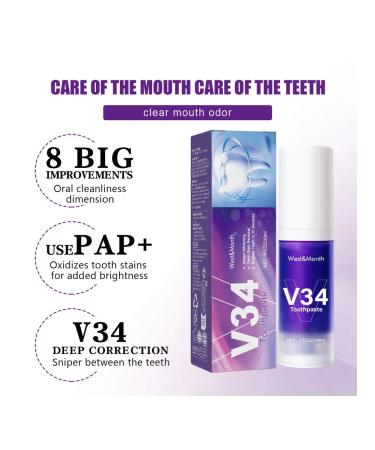 West & Month V34 bleaching toothpaste - Buy Online on GoSupps.com