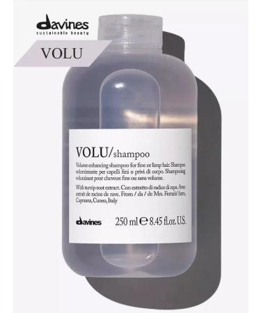 Davines Volu shampoo to give volume to the hair
