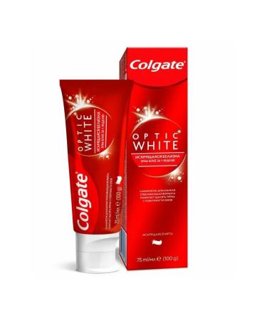 COLGATE Toothpaste L3 Optic White sparkling whiteness 75 ml 2 pcs - Buy Online on GoSupps.com