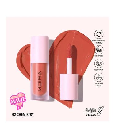 MOIRA Liquid blush Love Steady Liquid Blush (002 Chemistry)