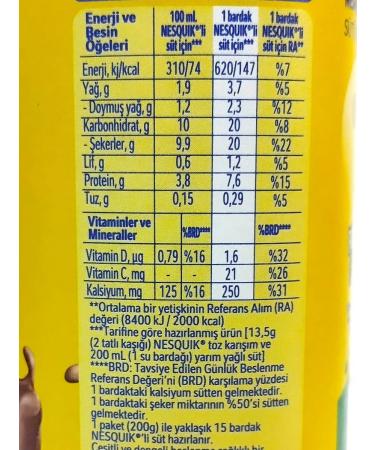 Nesquik Cocoa-drinker Nesvik 200 grams - Buy Online on GoSupps.com