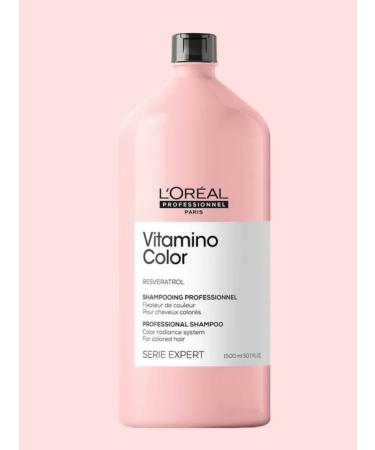 L'Oreal Professionnel L'real vitamino color hair shampoo 1500 ml with dispenser - Buy Online on GoSupps.com