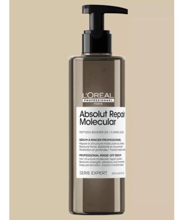 L'Oreal Professionnel L'REAL ABSOLUT Repair MOLECULAR serum 250ml - Buy Online on GoSupps.com