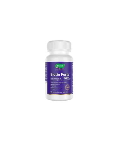 Skin and hair health BIOTIN FORTE EAVAR chewing tablets 60pcs