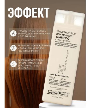 GIOVANNI Women's moisturizer shampoo 250 ml - Buy Online on GoSupps.com