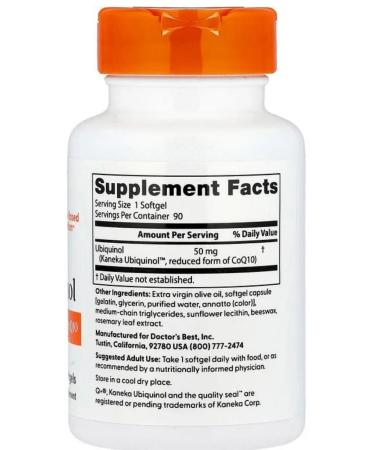 Doctor's Best Kainikhinol with Kaneka 50 mg 90 soft tablets - Buy Online on GoSupps.com