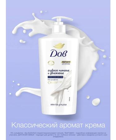 DOVE Shower gel Women's food and moisturizing 610 ml - Buy Online on GoSupps.com