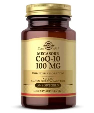 SOLGAR Coenzyme Q-10 100 Mg 30 capsules (433 mg)