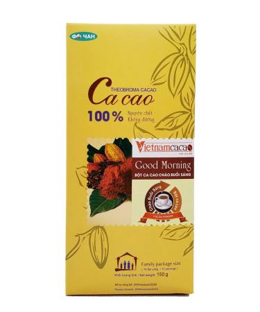 Vietnam cacao Vietnamese cocoa powder Alcalized "set 3" 150g - Buy Online on GoSupps.com