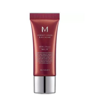 MISSHA Perfect Cover ex No. 27 Tonal BB cream "Perfect coating"