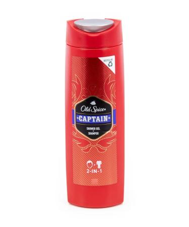 Old Spice Captain 2-in-1 gel for male shower 400ml 6 pcs - Buy Online on GoSupps.com