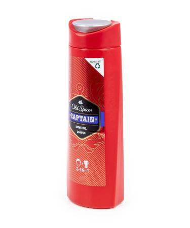 Old Spice Captain 2-in-1 gel for male shower 400ml 6 pcs - Buy Online on GoSupps.com