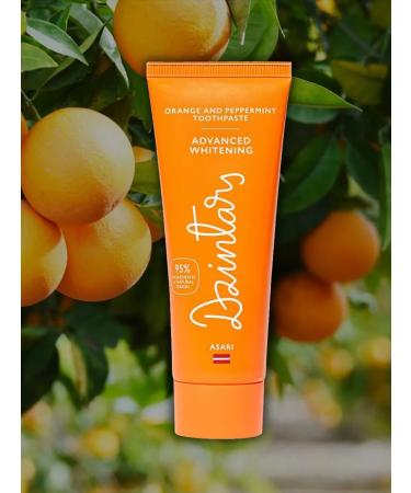 Dzintars Toothpaste with the aroma of orange and mint asari 75 ml - Buy Online on GoSupps.com