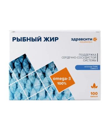 Zdravcity Omega-3 fish fat in capsules