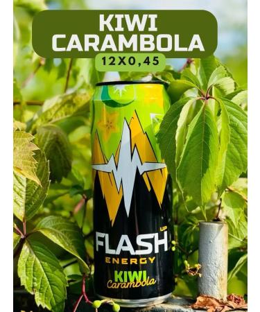 Flash Up Energy kiwi-karambola energy 12 pcs x 0.45 liters