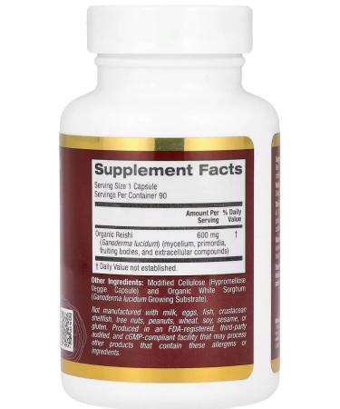 California Gold Nutrition mushrooms in US capsules - Buy Online on GoSupps.com