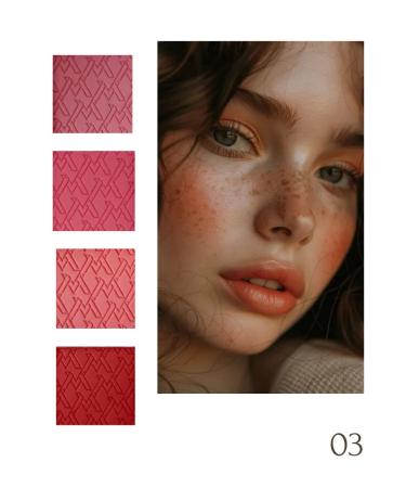 Blusherpaleete Blue for the face dry # 03