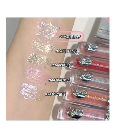 kittywow Ballet Liquid Eyeshadow with Glitter White and Pink Pearl - Buy Online on GoSupps.com