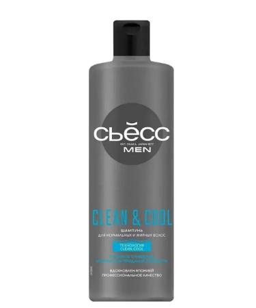 Beauty Syuss Men Colean Cool shampoo deep cleansing for Nor-2pcs