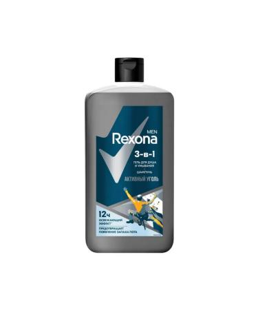 Beauty Rexona Men Bow for washing and shampoo 3 in 1 Act-1pc