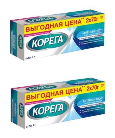Corega Korega for fixing dentures 70 g x 2 mint 2UP