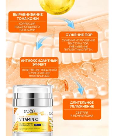 PrettyGirl Whitening face and body cream with vitamin C - Buy Online on GoSupps.com